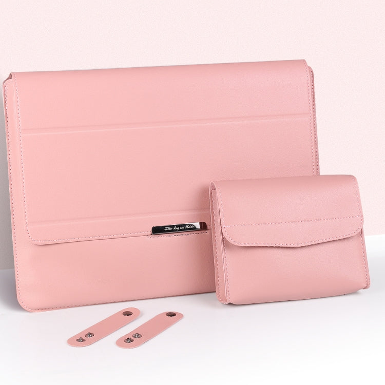 4 en 1 Uuniversal Laptop Holder PU Impermeable Protección Muñeca Laptop Bag, 11/12inch, 13/14inch, 15/16inch