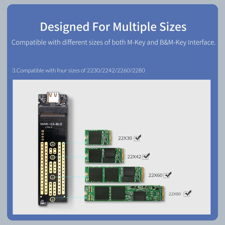 ORICO M2PAC3-G20 USB3.2 20Gbps M.2 NVMe Caja SSD