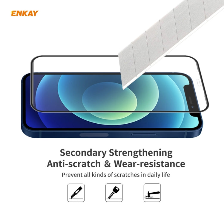 ENKAY Hat-Prince Anti-drop Full Glue Vidrio templado Película de pantalla completa Protector anticaída, For iPhone 12 mini(1 PC), For iPhone 12 / 12 Pro(1 PC), For iPhone 12 Pro Max(1 PC)
