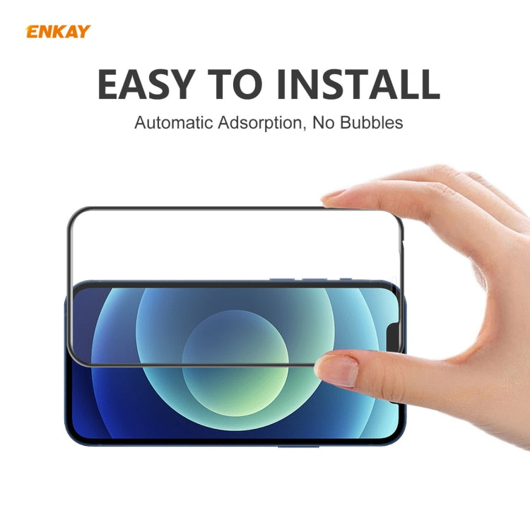 2 uds ENKAY Hat-Prince Anti-drop Full Glue vidrio templado película de pantalla completa Protector anticaída, For iPhone 12 mini (2 PCS), For iPhone 12 / 12 Pro(2 PCS), For iPhone 12 Pro Max(2 PCS)