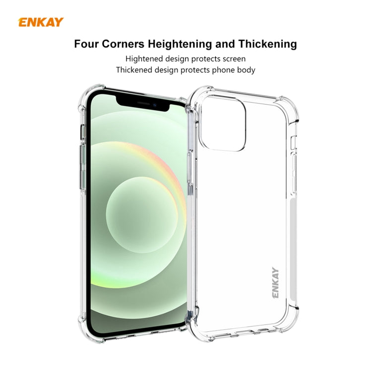Hat-Prince ENKAY ENK-PC049 Estuche transparente de TPU suave a prueba de golpes, For iPhone 12 mini, For iPhone 12 / 12 Pro, For iPhone 12 Pro Max