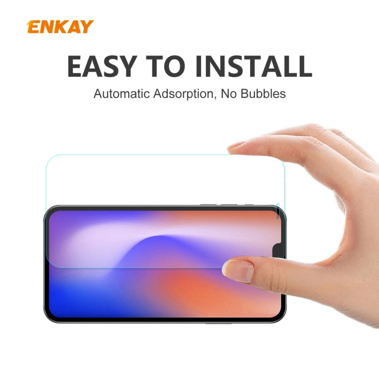 Hat-Prince ENKAY 2 en 1 Estuche suave de TPU transparente Cubierta a prueba de golpes + Película protectora de vidrio templado 0.26mm 9H 2.5D, For iPhone 12 mini, For iPhone 12 / 12 Pro, For iPhone 12 Pro Max