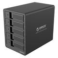 ORICO 9558RU3-V1-BK Caja para disco duro externo de 3,5 pulgadas, 9558RU3-V1-BK