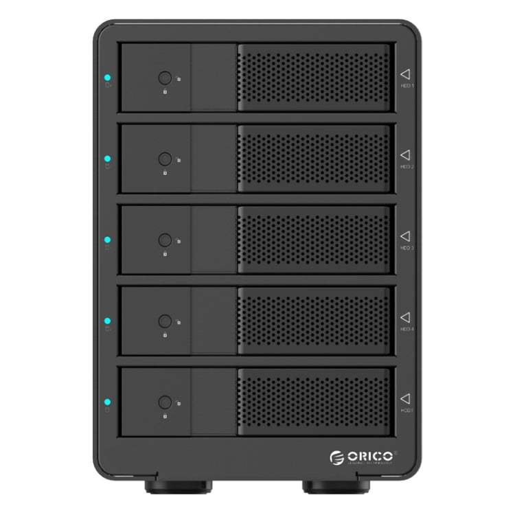 ORICO 9558RU3-V1-BK Caja para disco duro externo de 3,5 pulgadas, 9558RU3-V1-BK