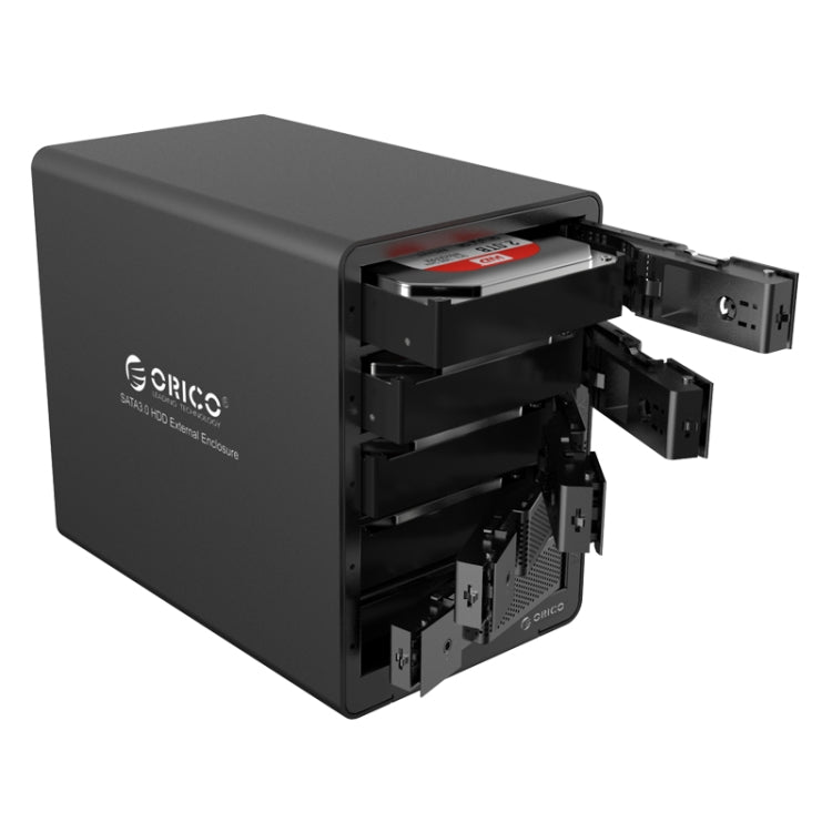 ORICO 9558RU3-V1-BK Caja para disco duro externo de 3,5 pulgadas, 9558RU3-V1-BK
