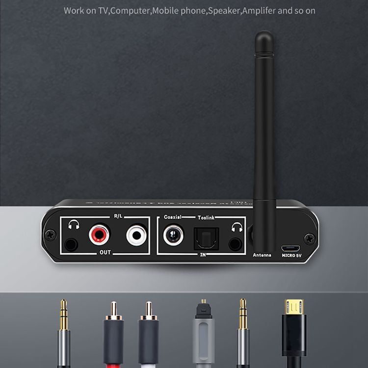 ZS-SGD09 Receptor y transmisor Bluetooth 5.0 digital a analógico 3 en 1