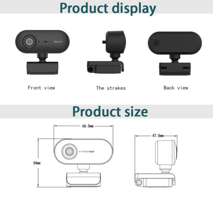 C7 1080PHD Enfoque automático Lente de rotación de 360 grados Transmisión en vivo Cámara web sin controlador USB con micrófono