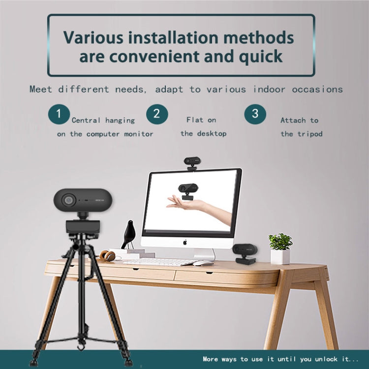 C7 1080PHD Enfoque automático Lente de rotación de 360 grados Transmisión en vivo Cámara web sin controlador USB con micrófono