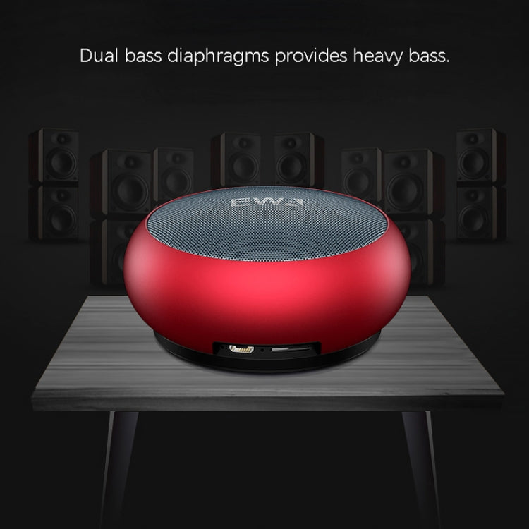 EWA A110 IPX5 Mini Altavoz Bluetooth Inalámbrico de Metal Portátil a Prueba de Agua Soporta Audio de 3.5mm y Tarjeta TF de 32GB y Llamadas