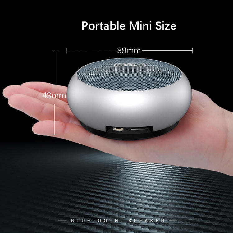 EWA A110 IPX5 Mini Altavoz Bluetooth Inalámbrico de Metal Portátil a Prueba de Agua Soporta Audio de 3.5mm y Tarjeta TF de 32GB y Llamadas