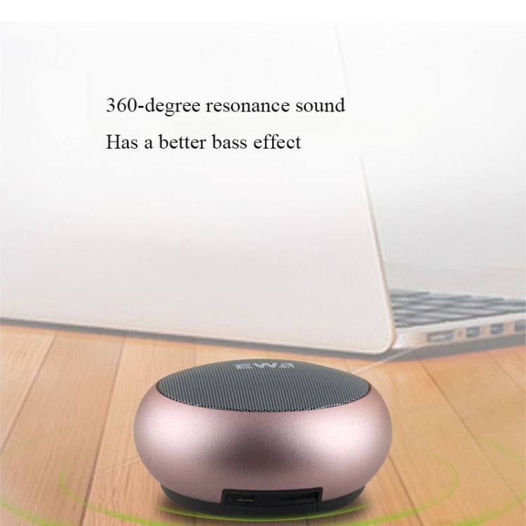 EWA A110 IPX5 Mini Altavoz Bluetooth Inalámbrico de Metal Portátil a Prueba de Agua Soporta Audio de 3.5mm y Tarjeta TF de 32GB y Llamadas