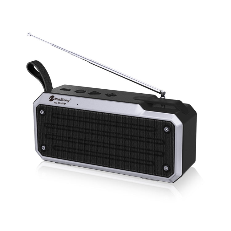 Altavoz Bluetooth estéreo portátil NewRixing NR4018FM TWS, compatible con tarjeta TF/FM/3,5mm AUX/disco U/llamada manos libres