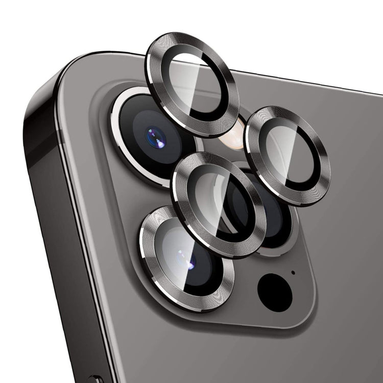 Para iPhone 12 Pro ENKAY Hat-Prince aleación de aluminio + cubierta de lente de cámara de vidrio templado Protector de cobertura completa