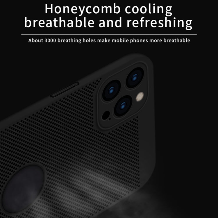 Funda protectora trasera a prueba de golpes para PC transpirable con textura de panal MOFi, For iPhone 12 mini, For iPhone 12 Pro Max, For iPhone 12, For iPhone 12 Pro