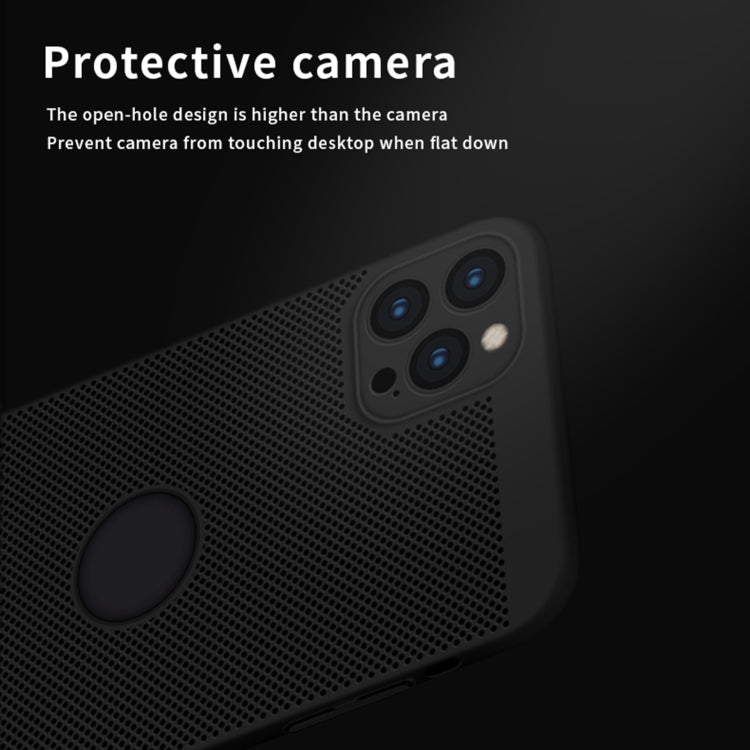 Funda protectora trasera a prueba de golpes para PC transpirable con textura de panal MOFi, For iPhone 12 mini, For iPhone 12 Pro Max, For iPhone 12, For iPhone 12 Pro