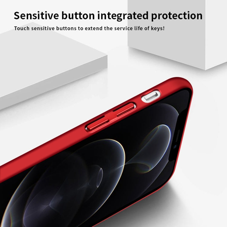 Funda protectora trasera a prueba de golpes para PC transpirable con textura de panal MOFi, For iPhone 12 mini, For iPhone 12 Pro Max, For iPhone 12, For iPhone 12 Pro