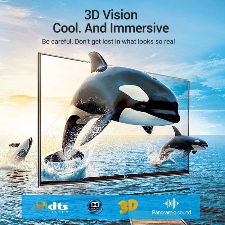 Cable HD de alta dinámica HDMI2.1 8K 120 Hz, longitud del cable: 1 m, 120Hz 1m