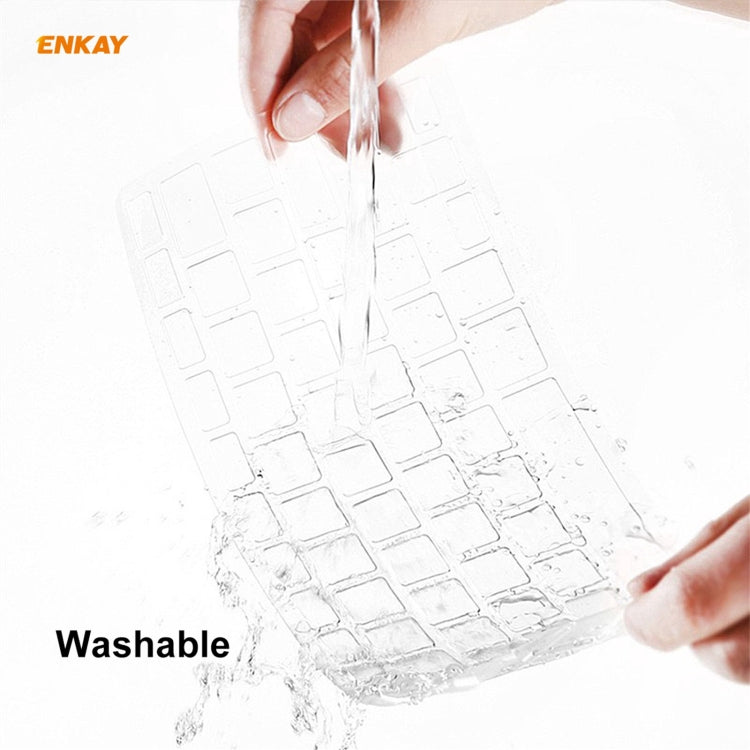 ENKAY 3 en 1 Crystal Laptop Funda protectora + Versión de EE. UU. Película de teclado TPU + Juego de tapones antipolvo para MacBook Air 13.3 pulgadas A1932 (2018), For MacBook Air 13.3 inch A1932 (2018)