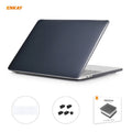 ENKAY 3 en 1 Crystal Laptop Funda protectora + Versión de EE. UU. Película de teclado TPU + Juego de tapones antipolvo para MacBook Pro 16 pulgadas A2141 (con barra táctil), For MacBook Pro 16 inch A2141 (with Touch Bar)