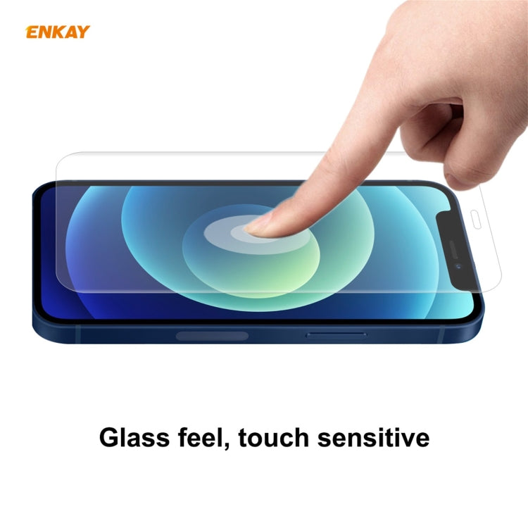 2 uds ENKAY Hat-Prince 0,1mm 3D Protector de pantalla completa película de hidrogel a prueba de explosiones, For iPhone 12 mini, For iPhone 12 / 12 Pro, For iPhone 12 Pro Max