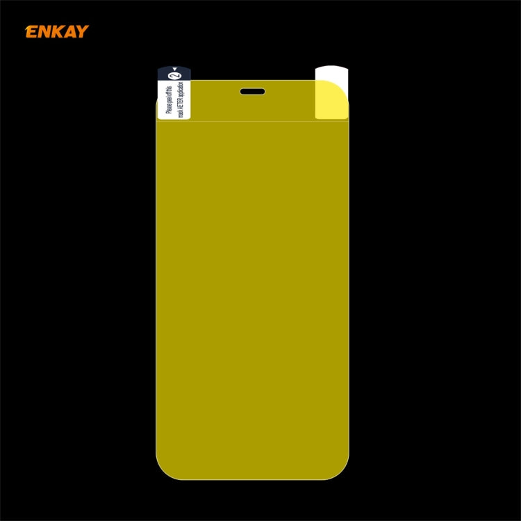 2 uds ENKAY Hat-Prince 0,1mm 3D Protector de pantalla completa película de hidrogel a prueba de explosiones, For iPhone 12 mini, For iPhone 12 / 12 Pro, For iPhone 12 Pro Max