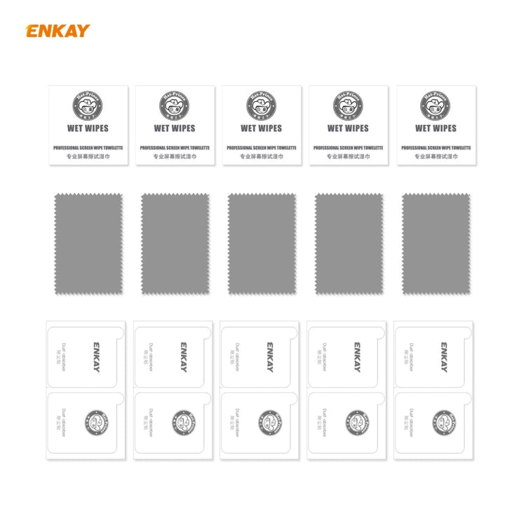 5 PCS ENKAY Hat-Prince 0.1mm 3D Protector de pantalla completa Película de hidrogel a prueba de explosiones, For iPhone 12 mini, For iPhone 12 / 12 Pro, For iPhone 12 Pro Max