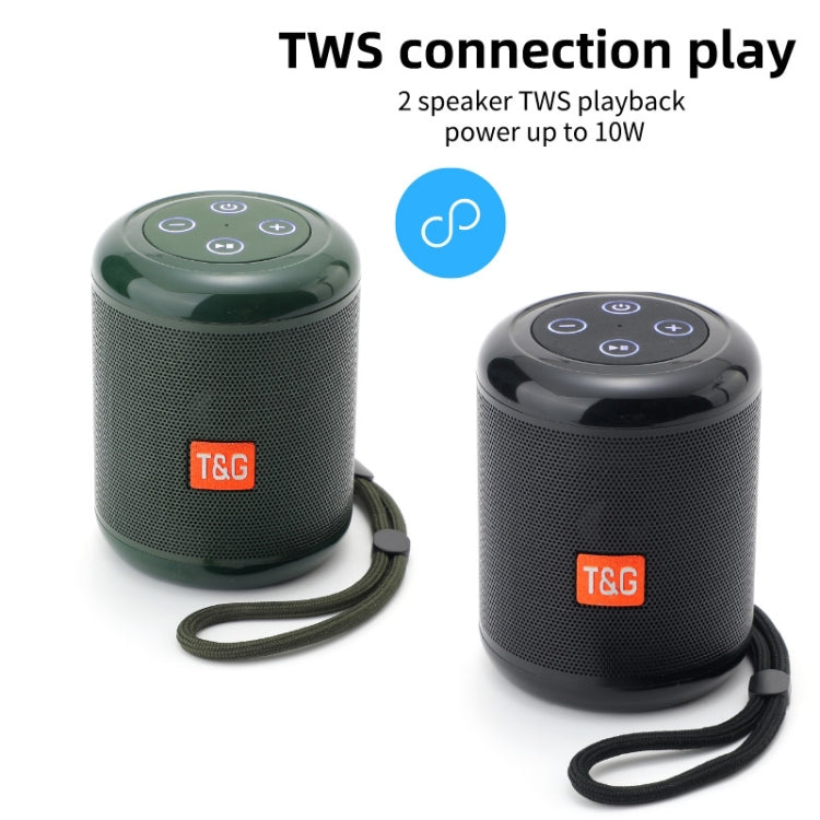 T&G TG519 TWS HiFi Altavoz portátil con Bluetooth Subwoofer Altavoces de columna inalámbricos para exteriores Soporte para tarjeta TF / FM / 3.5 mm AUX / Disco U / Llamada manos libres