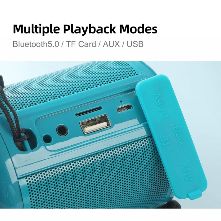 T&G TG519 TWS HiFi Altavoz portátil con Bluetooth Subwoofer Altavoces de columna inalámbricos para exteriores Soporte para tarjeta TF / FM / 3.5 mm AUX / Disco U / Llamada manos libres