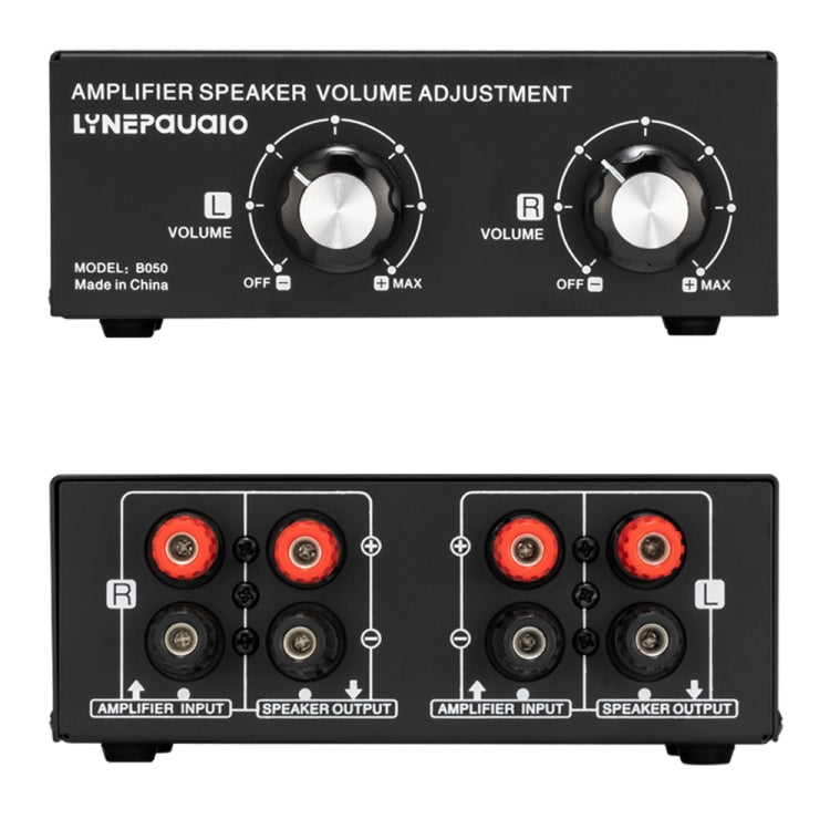 Controlador de ajuste de volumen de altavoz pasivo B050, ajuste de volumen independiente de canal izquierdo y derecho, 150W por canal, B050