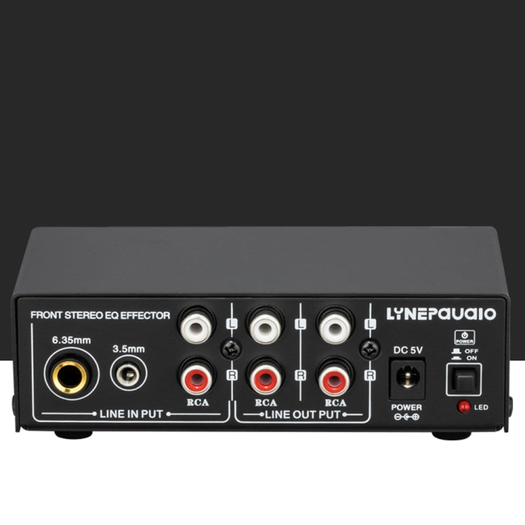 Mezclador de 3 canales Amplificador estéreo frontal Ajustador de altos/medios/graves, fuente de alimentación USB de 5 V, enchufe de EE. UU., B056