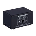B101 2 en 1 salida (1 entrada 2 salida) Conmutador de selección de señal de fuente de audio Altavoz de computadora RCA Conmutador de fuente de audio sin pérdidas, B101