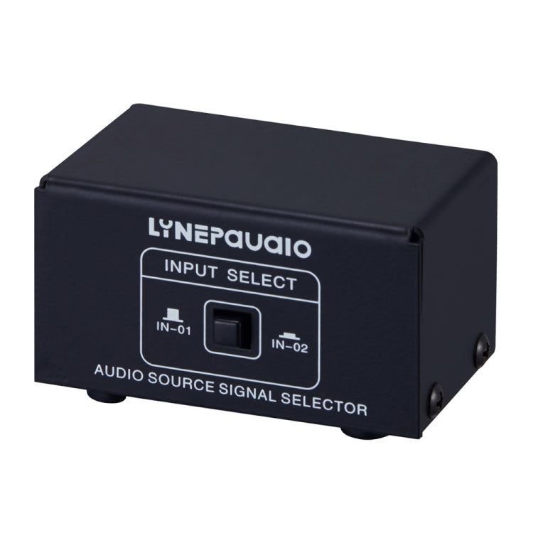 B101 2 en 1 salida (1 entrada 2 salida) Conmutador de selección de señal de fuente de audio Altavoz de computadora RCA Conmutador de fuente de audio sin pérdidas, B101