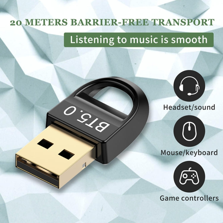 Receptor Adaptador USB Bluetooth V5.0, Bluetooth V5.0