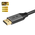Cable DisplayPort 1.4 8K HDR 60 Hz 32,4 Gbps para vídeo/PC/portátil/TV, longitud del cable: 1 m, 1m
