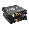 Convertidor de audio digital a analógico Extractor estéreo Amplificador DAC Óptico SPDIF 192Khz 24Bit
