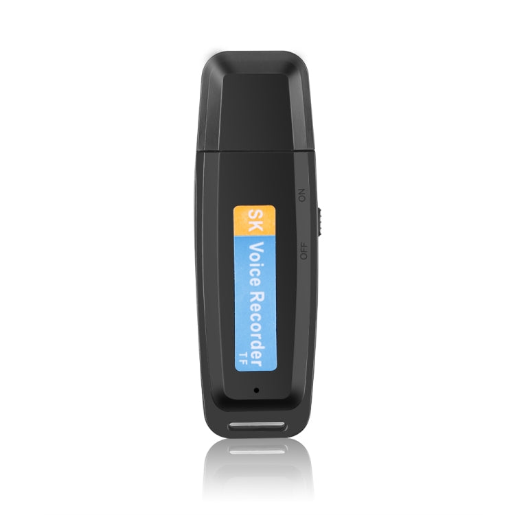 SK001 Profesional Recargable U-Disk Portátil USB Digital Audio Voice Recorder Pen Soporte Tarjeta TF Hasta 32GB Dictáfono Flash Drive, 32GB