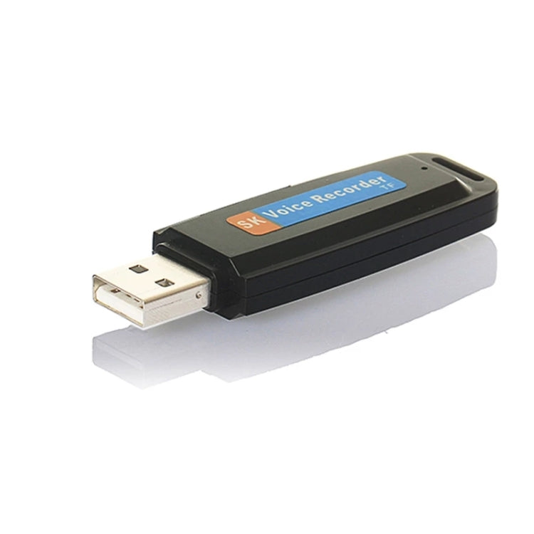 SK001 Profesional Recargable U-Disk Portátil USB Digital Audio Voice Recorder Pen Soporte Tarjeta TF Hasta 32GB Dictáfono Flash Drive, 32GB