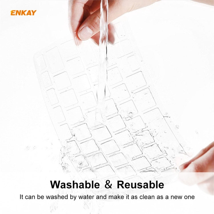 ENKAY Película protectora de teclado de TPU suave para MacBook Pro de 16 pulgadas A2141 / Pro de 13,3 pulgadas A2289 y A2251 y A2338 (2020), versión UE, EU Version