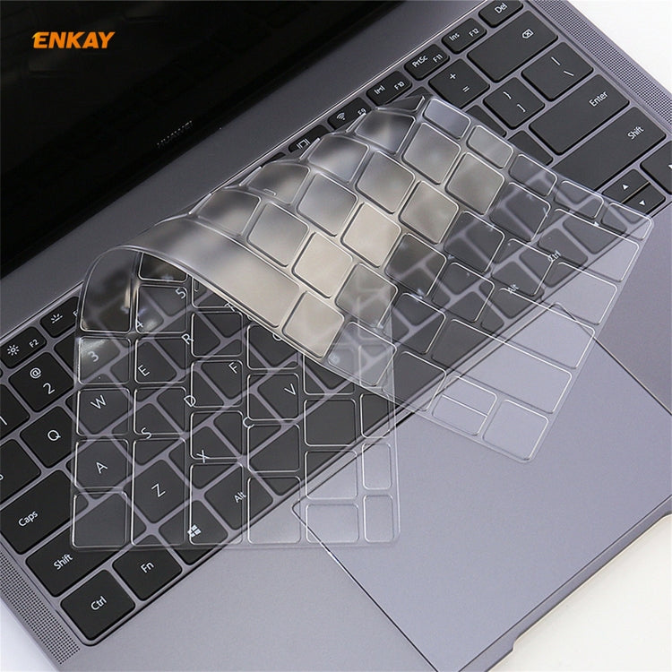 ENKAY Película protectora de teclado de TPU suave ultrafina para Huawei MateBook de 13 pulgadas, versión de EE. UU., For Huawei MateBook 13 inch