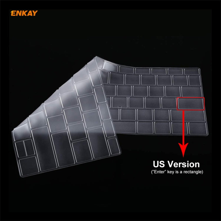 ENKAY Película protectora de teclado de TPU suave ultrafina para Huawei MateBook de 13 pulgadas, versión de EE. UU., For Huawei MateBook 13 inch