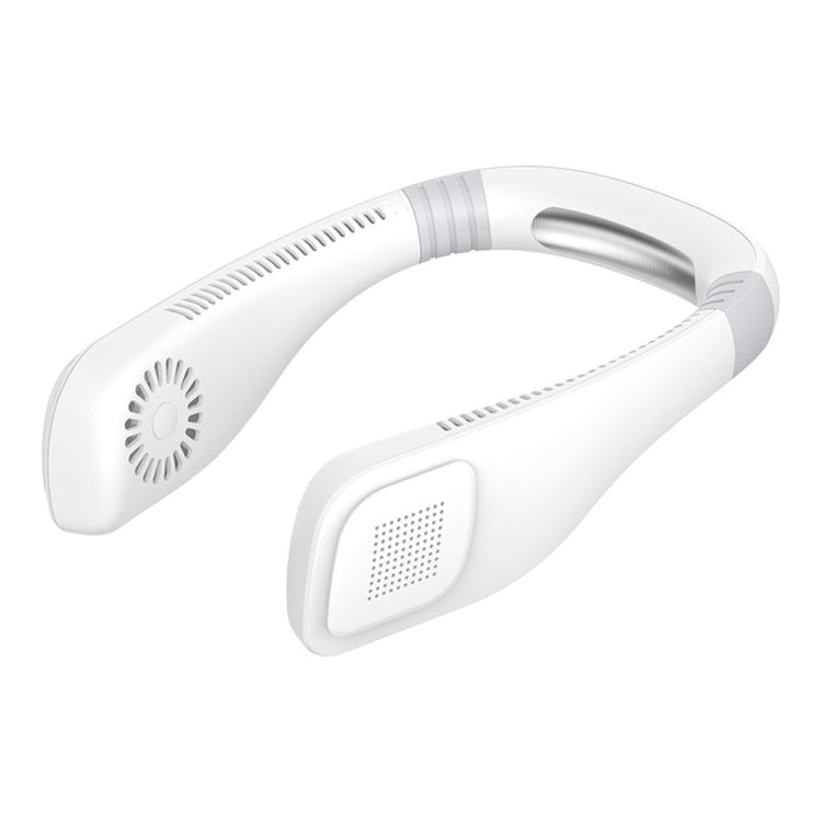 Mini ventilador de cuello USB manos libres - Diseño de auriculares portátil recargable Ventilador de banda para el cuello portátil, flujo de aire de 3 niveles, rotación libre de 360 grados Perfecto para deportes, oficina y exteriores