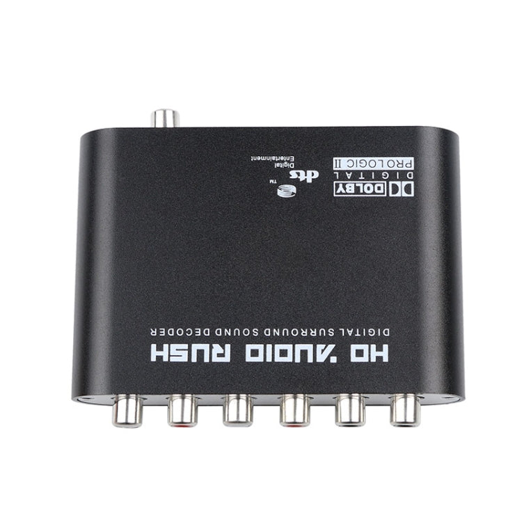 Decodificador de Audio SPDIF Coaxial a RCA DTS AC3, amplificador Digital óptico de 5.1 canales, convertidor analógico y amplificador de Audio HD
