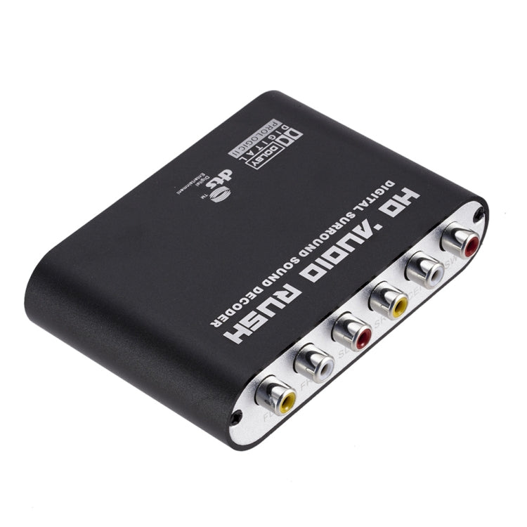 Decodificador de Audio SPDIF Coaxial a RCA DTS AC3, amplificador Digital óptico de 5.1 canales, convertidor analógico y amplificador de Audio HD