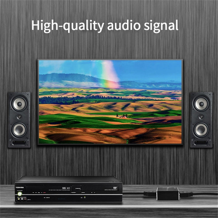 AY78V20 4K 60Hz HDMI 2,0 divisor de Audio 5,1 ARC HD-MI Extractor de Audio HDCP 2,2 HDR10 convertidor de Audio 4K HD-MI óptico TOSLINK SPDIF