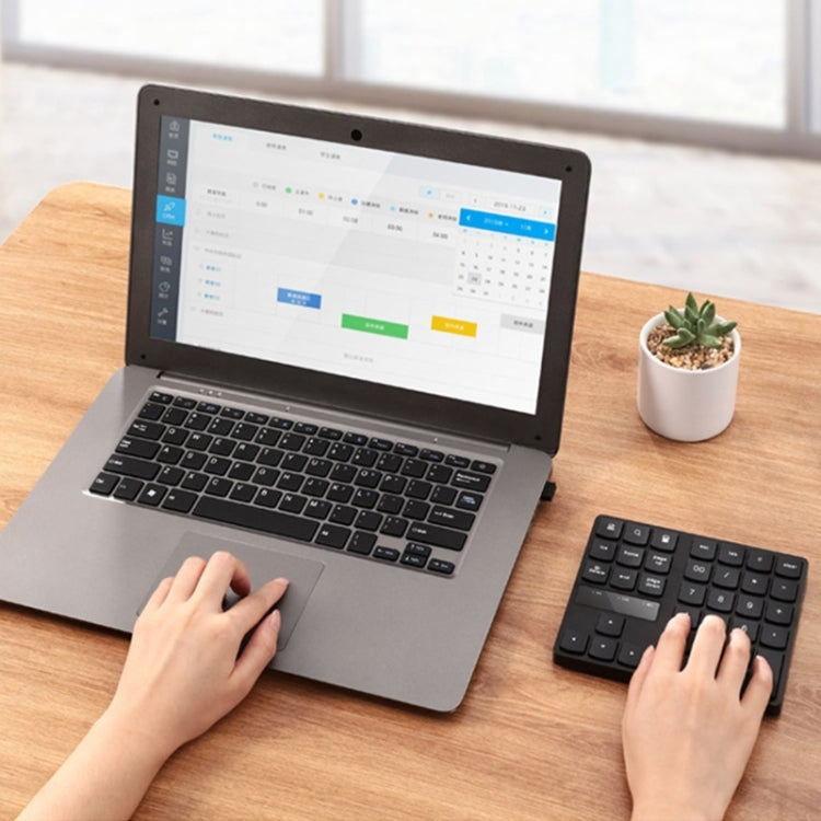 Teclado numérico inalámbrico USB de 2,4G, 35 teclas, teclado Digital de carga, portátil, Mini teclado numérico