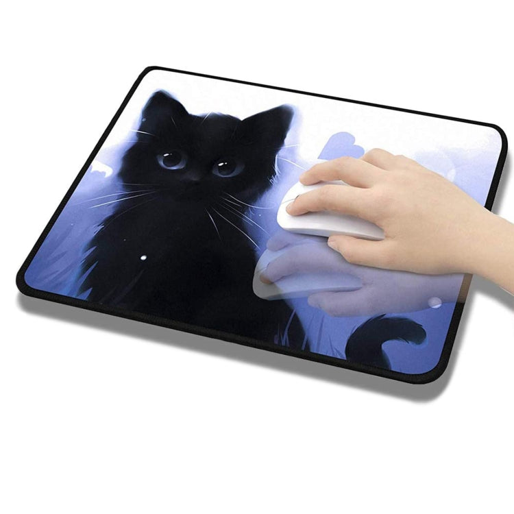 Alfombrilla de ratón antideslizante para juegos de deportes electrónicos con dibujos de gatos