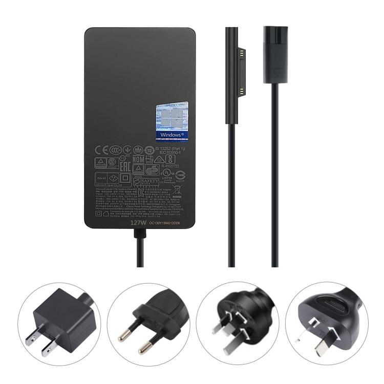 Para Microsoft Surface Book 3 1932 127W 15V 8A Cargador adaptador de CA, UK Plug, EU Plug, US Plug, AU Plug