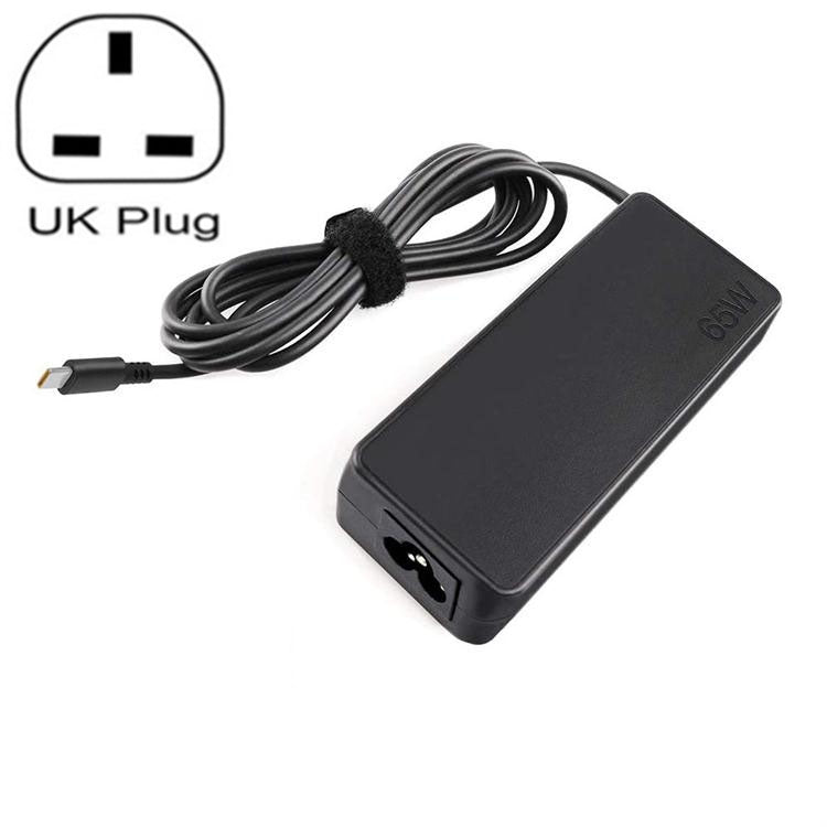 20V 3.25A 65W Adaptador de corriente Cargador Thunder Tipo-C Puerto Cable de computadora portátil para Lenovo ThinkPad X1, UK Plug, AU Plug, US Plug, EU Plug