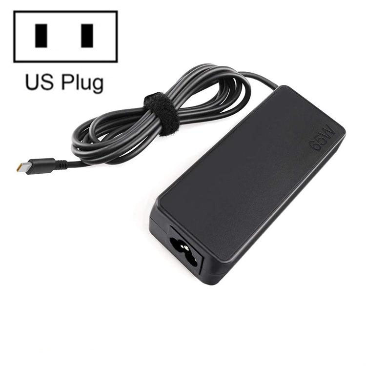 20V 3.25A 65W Adaptador de corriente Cargador Thunder Tipo-C Puerto Cable de computadora portátil para Lenovo ThinkPad X1, UK Plug, AU Plug, US Plug, EU Plug
