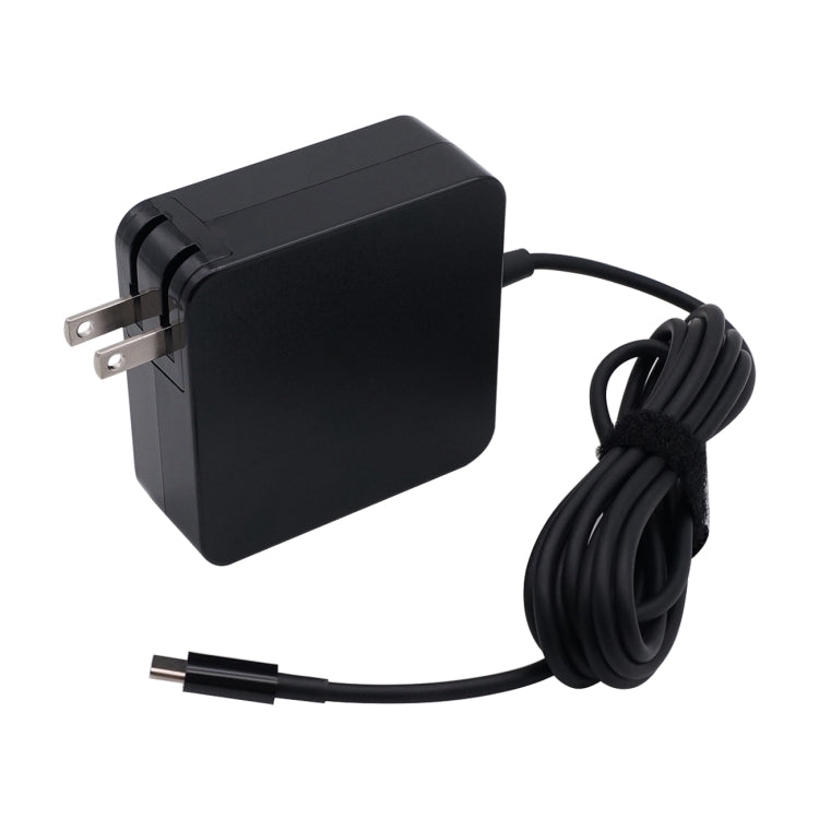 Adaptador de corriente tipo C portátil cuadrado para portátil de 65W 20V 3.25A, enchufe de EE. UU.
